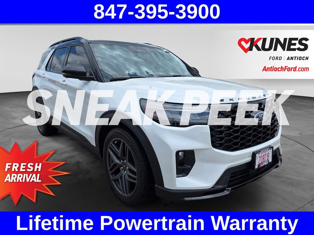 Certified 2025 Ford Explorer ST w/ Sun And Sound Package AWD/4WD image 1