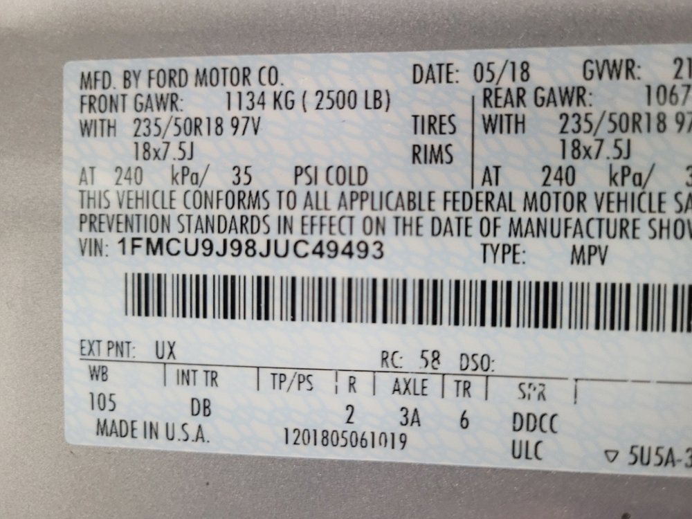 Used 2018 Ford Escape Titanium AWD/4WD image 33