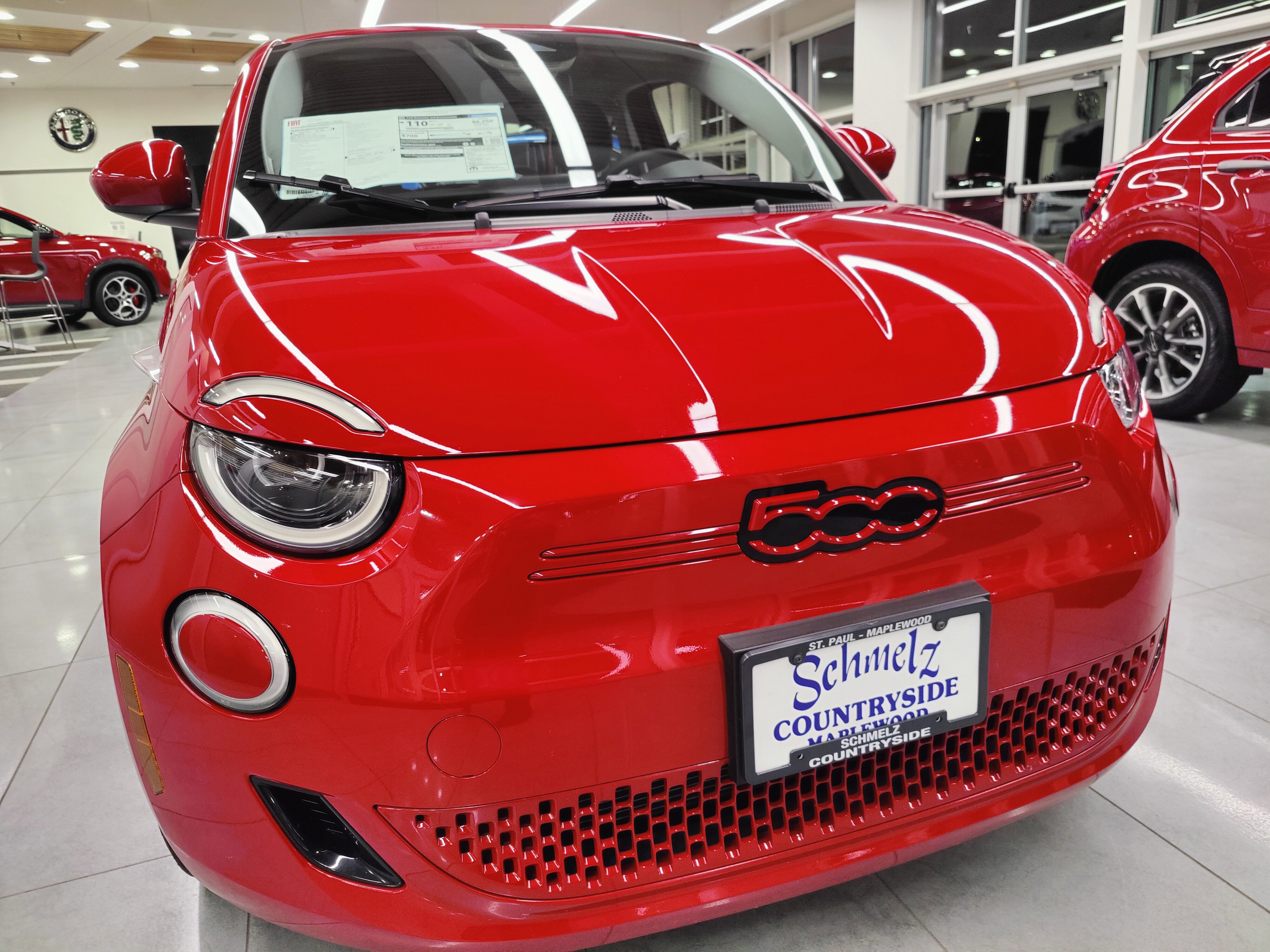 Used 2024 FIAT 500 e (RED) image 3