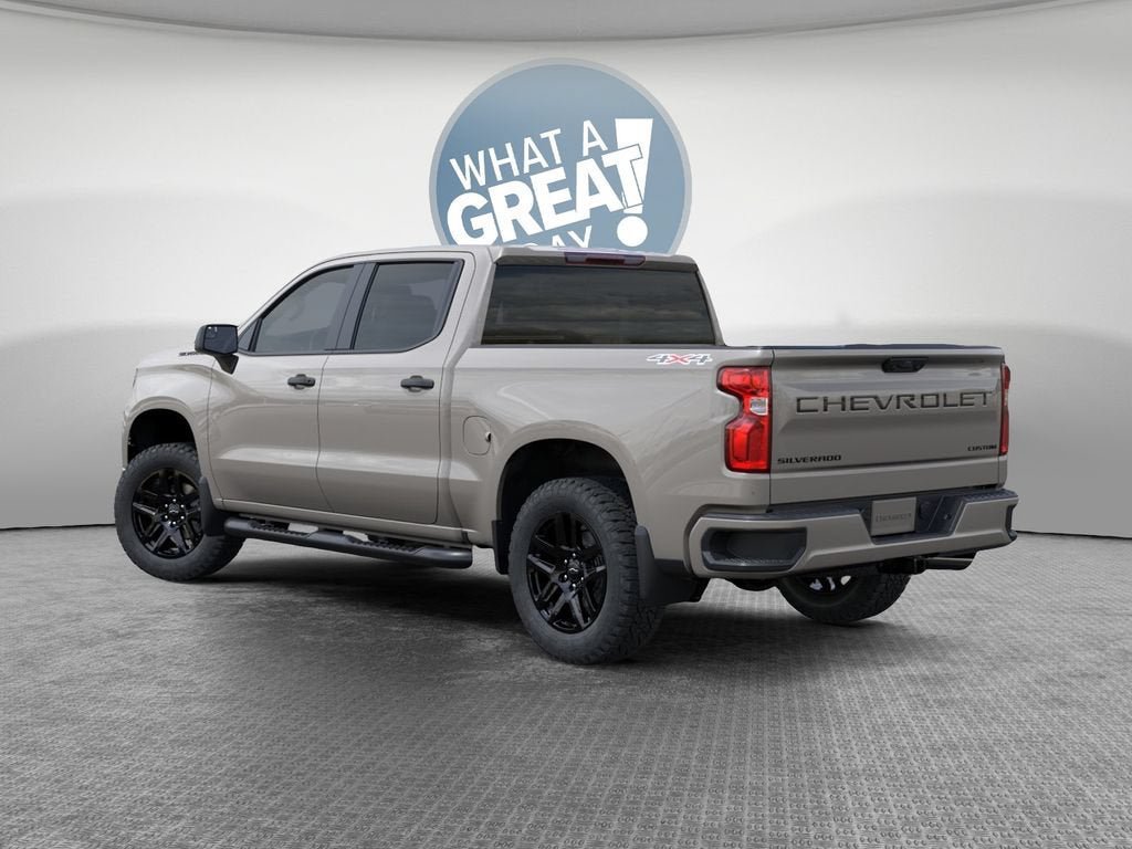 New 2026 Chevrolet Silverado 1500 Custom w/ Turbomax Blackout Package AWD/4WD image 3