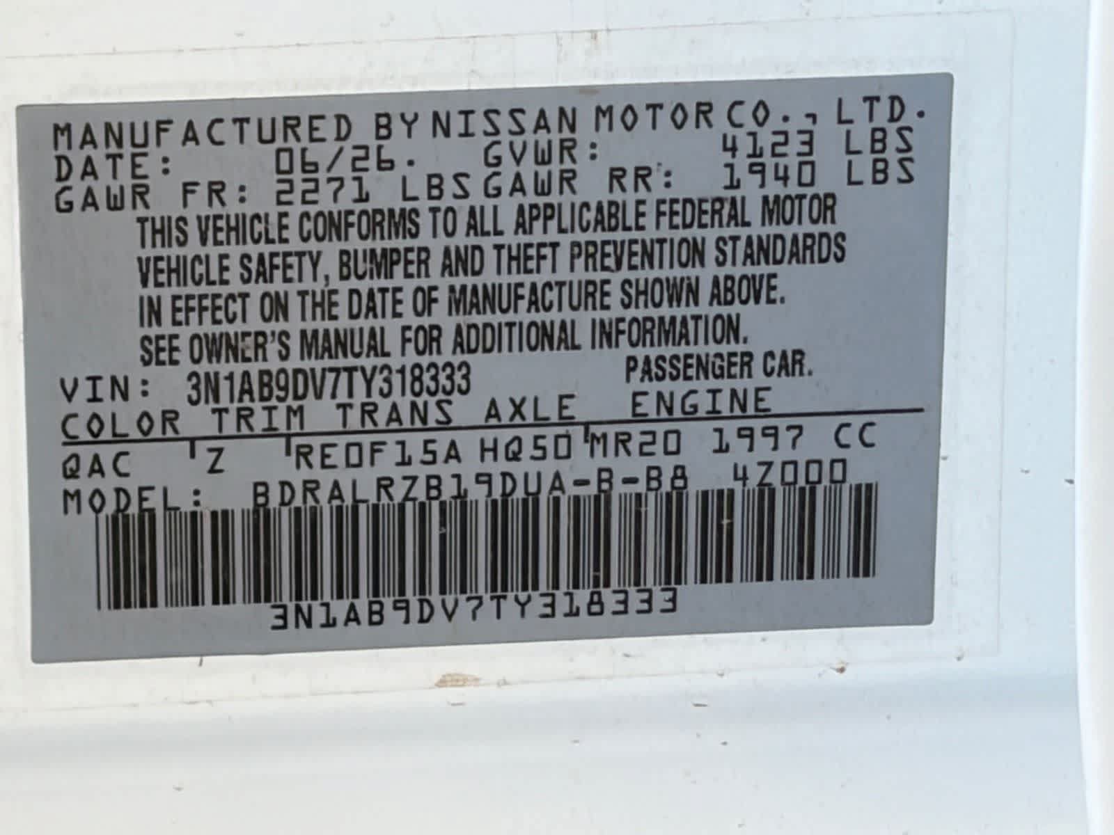 New 2026 Nissan Sentra SR w/ SR Premium Package FWD image 32