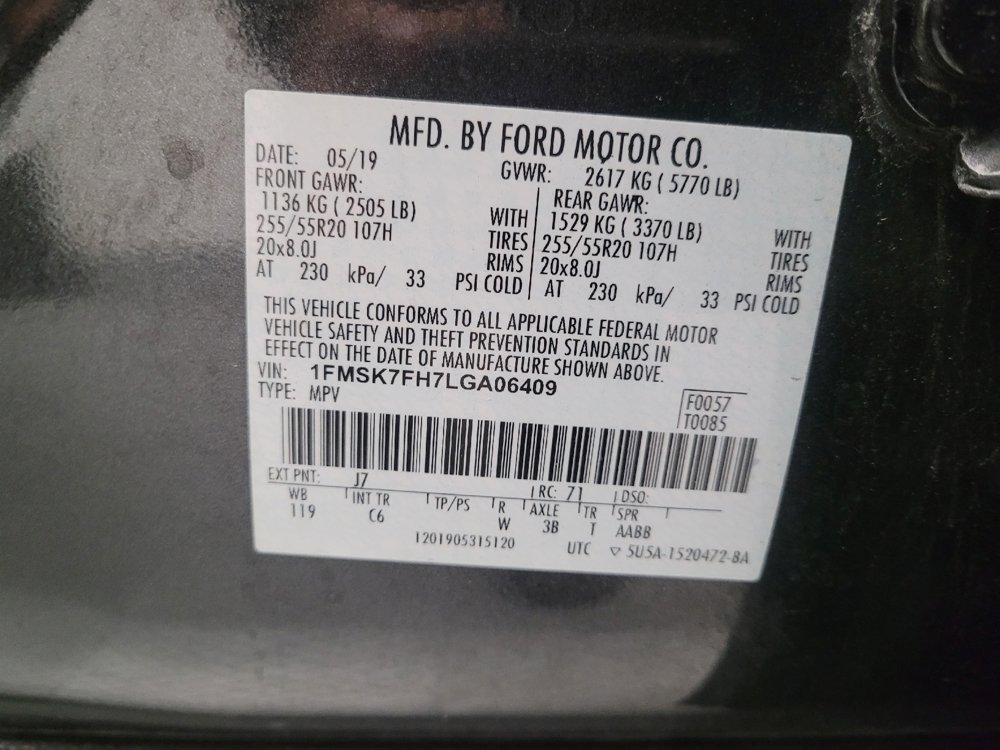 Used 2020 Ford Explorer Limited w/ Class III Trailer Tow Package image 33