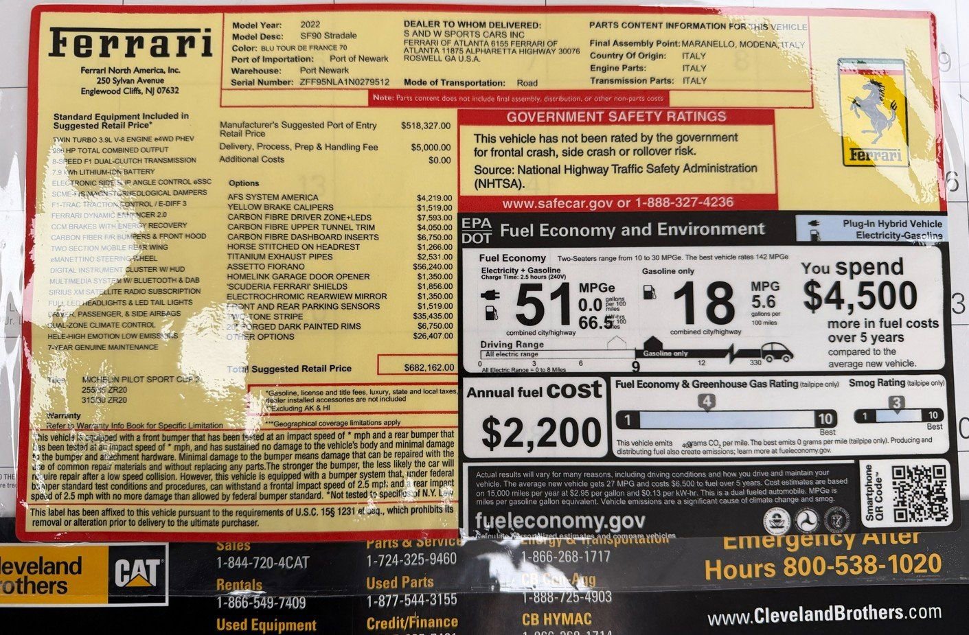 Used 2022 Ferrari SF90 Stradale image 90