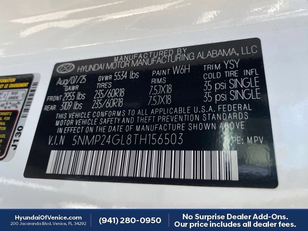 Used 2026 Hyundai Santa Fe SEL FWD image 20