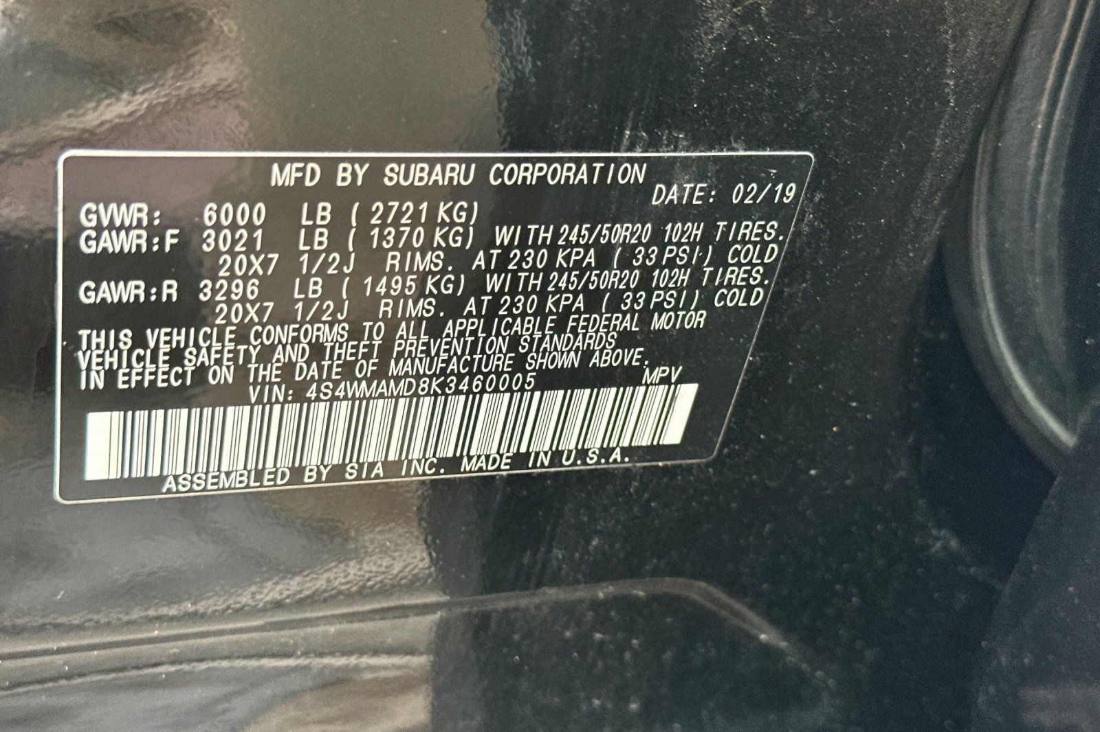 Used 2019 Subaru Ascent Limited w/ Popular Package #3 image 39