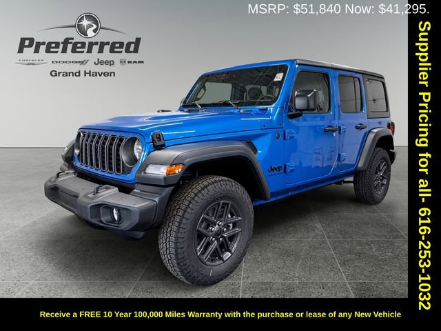 New 2025 Jeep Wrangler Sport S image 1