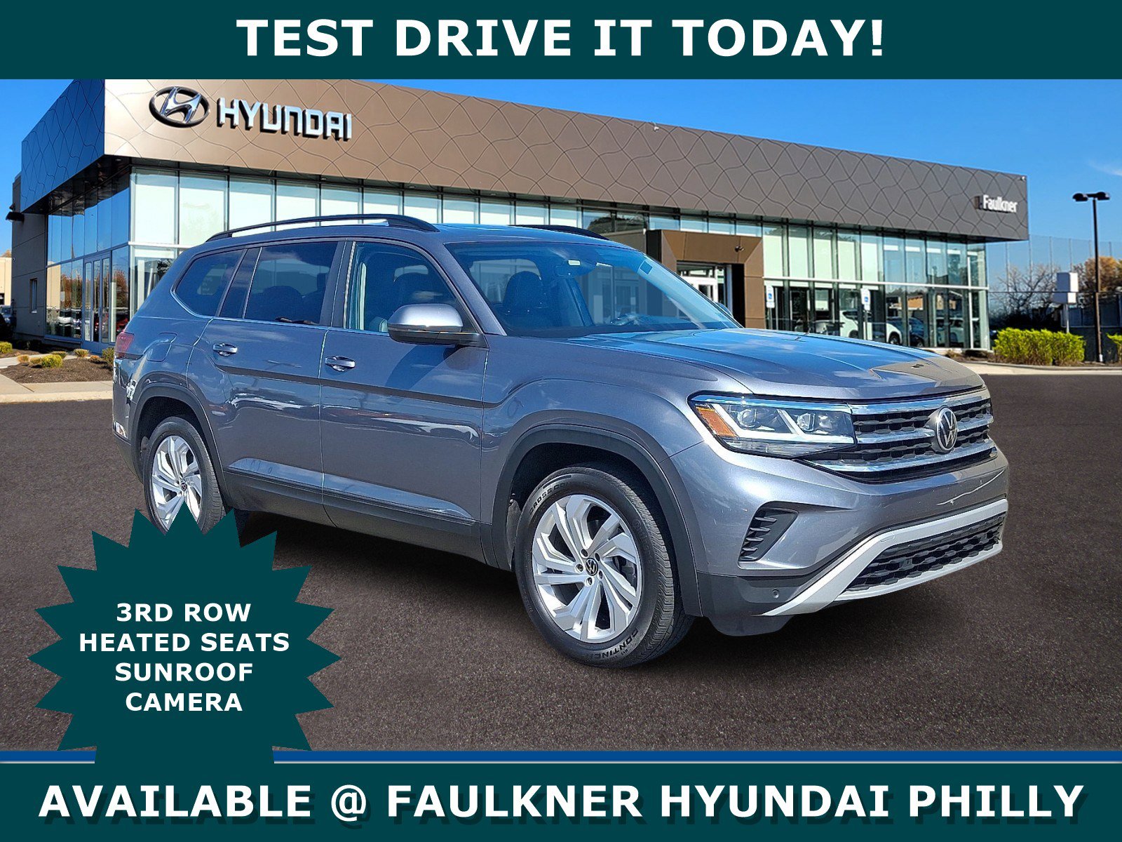 Used 2021 Volkswagen Atlas SE w/ Panoramic Sunroof Package