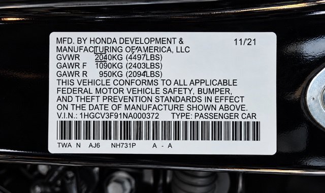Used 2022 Honda Accord Touring image 28