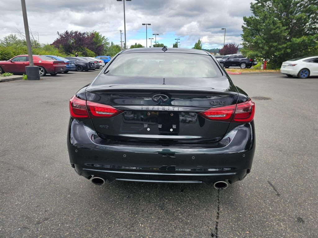 Used 2023 INFINITI Q50 Red Sport 400 w/ Black Opal Edition AWD/4WD image 6