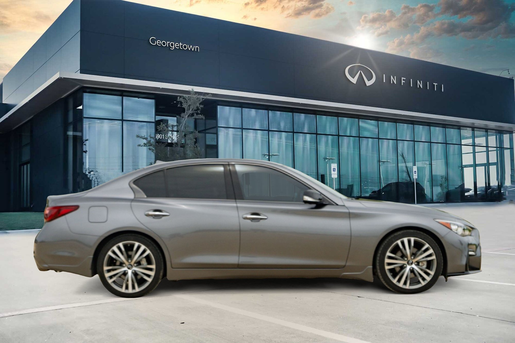 Certified 2023 INFINITI Q50 Sensory RWD image 3