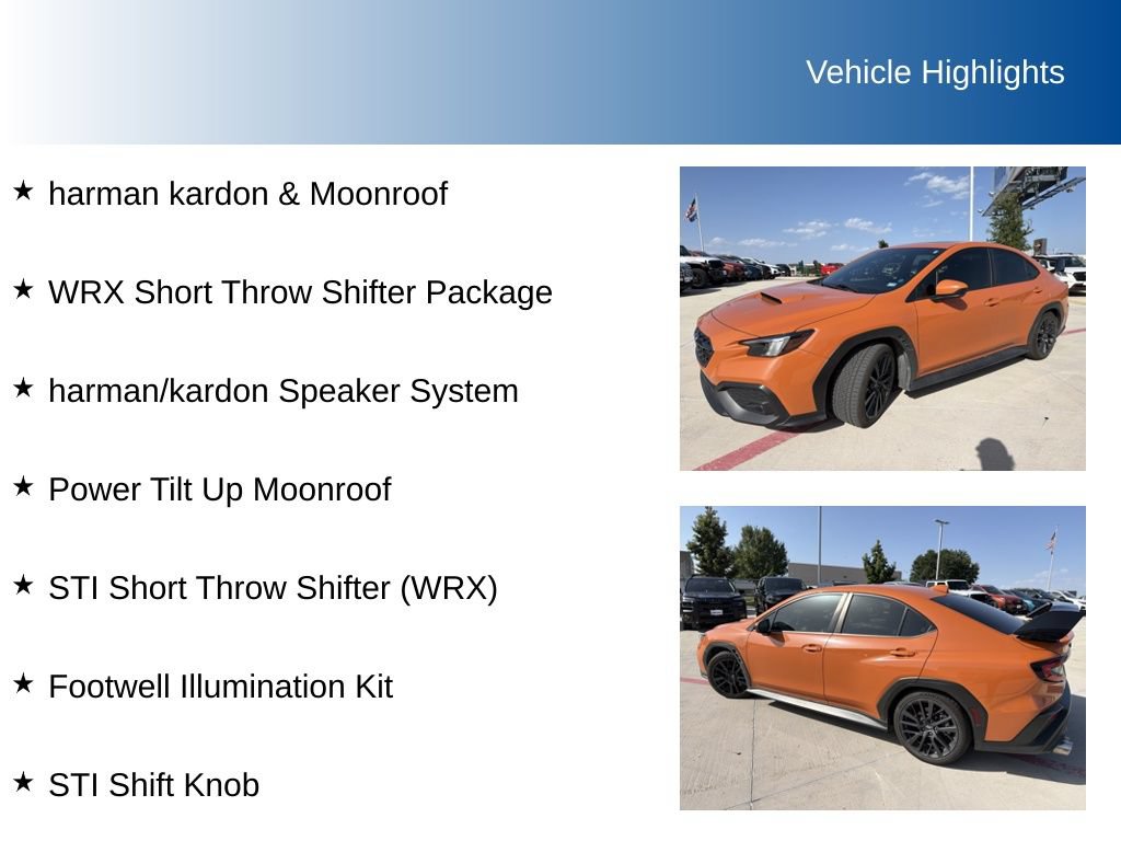 Used 2022 Subaru WRX Premium AWD/4WD image 5