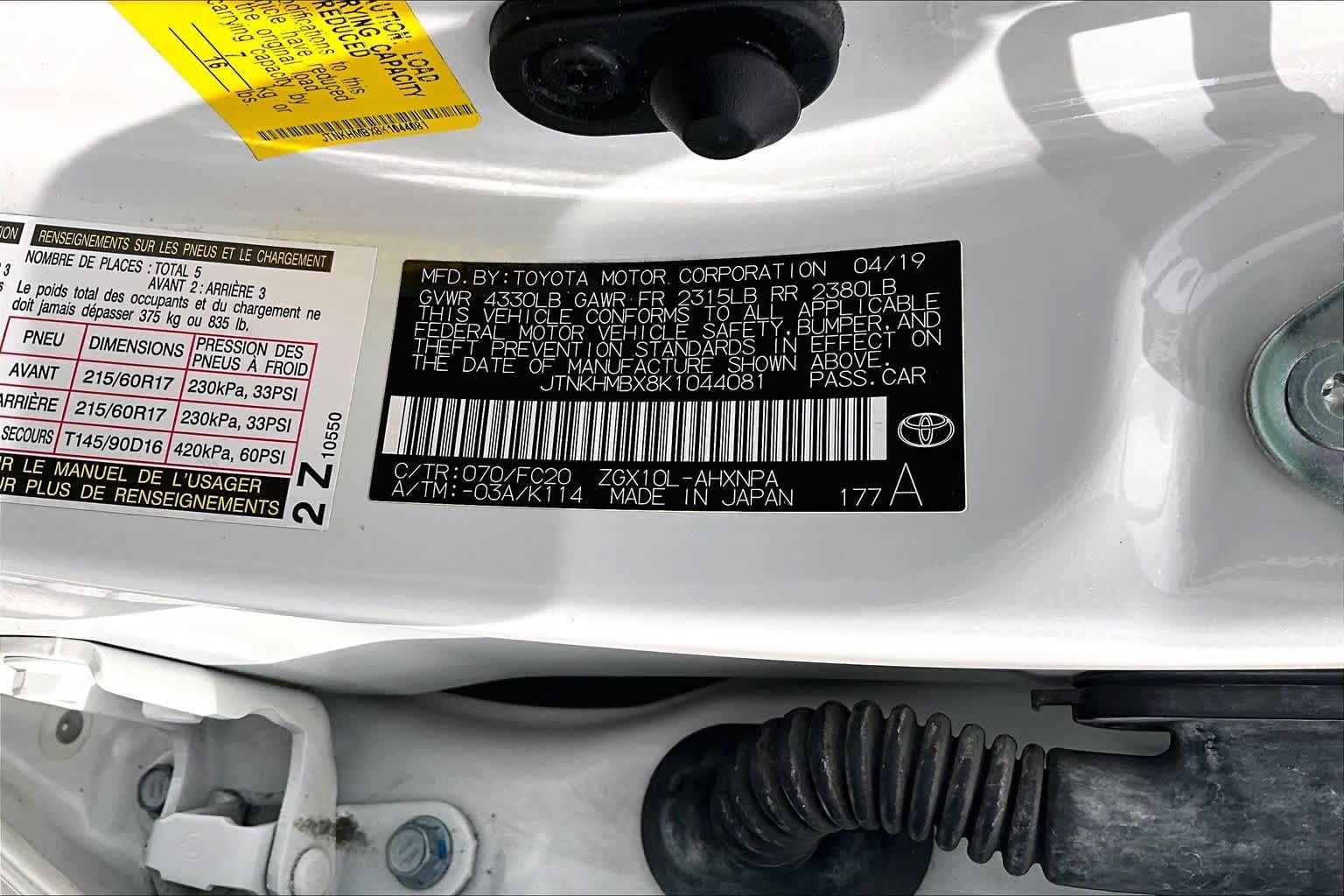 Used 2019 Toyota C-HR LE FWD image 33