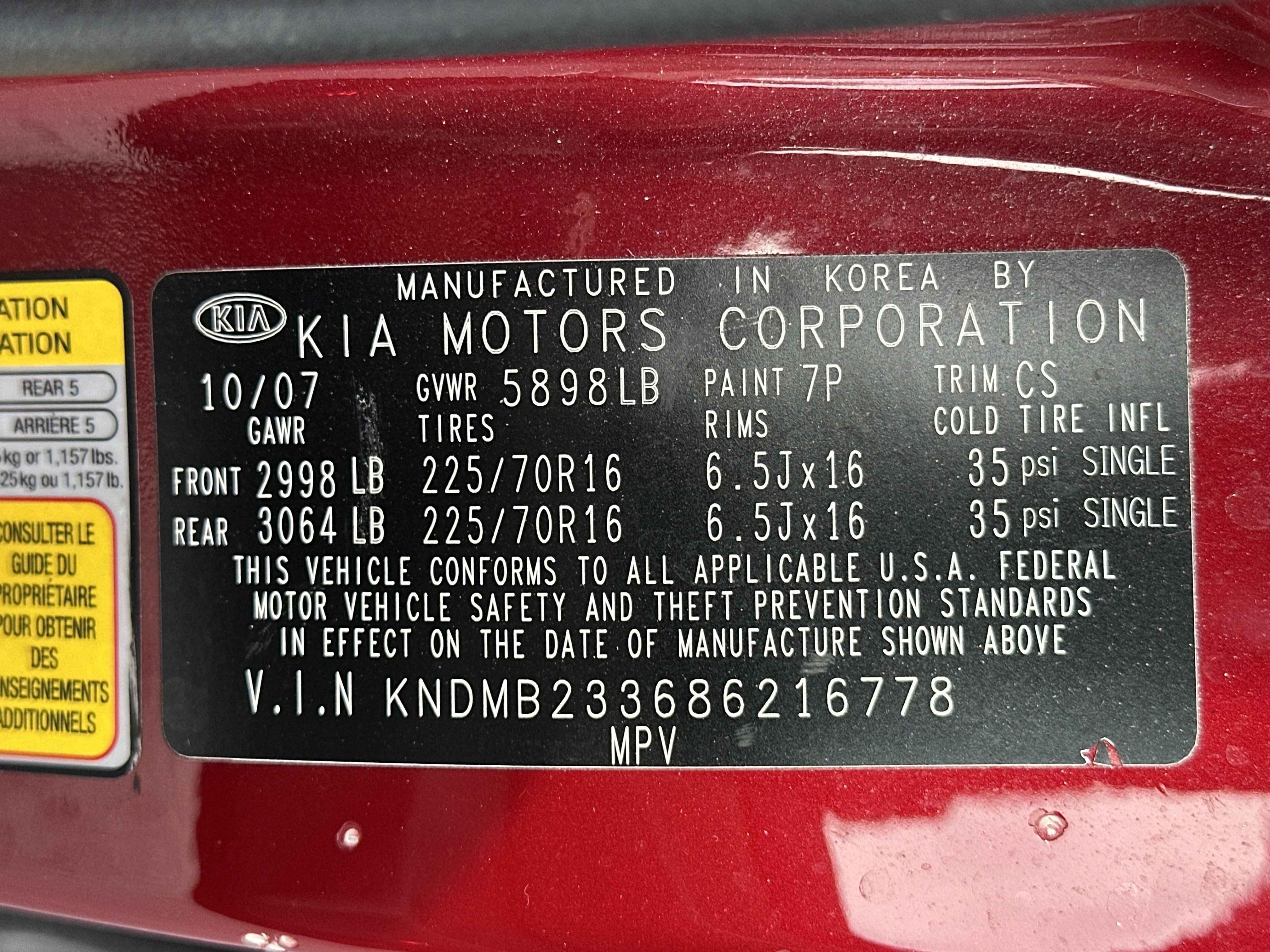 Used 2008 Kia Sedona LX FWD image 28