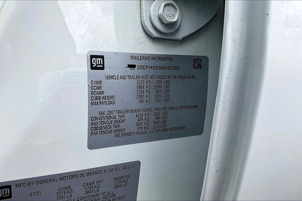 Used 2021 Chevrolet Silverado 1500 LT Trail Boss image 21