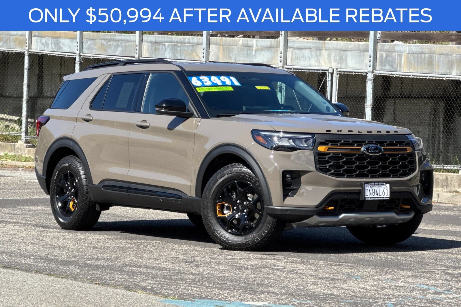 Used 2026 Ford Explorer Tremor AWD/4WD image 2