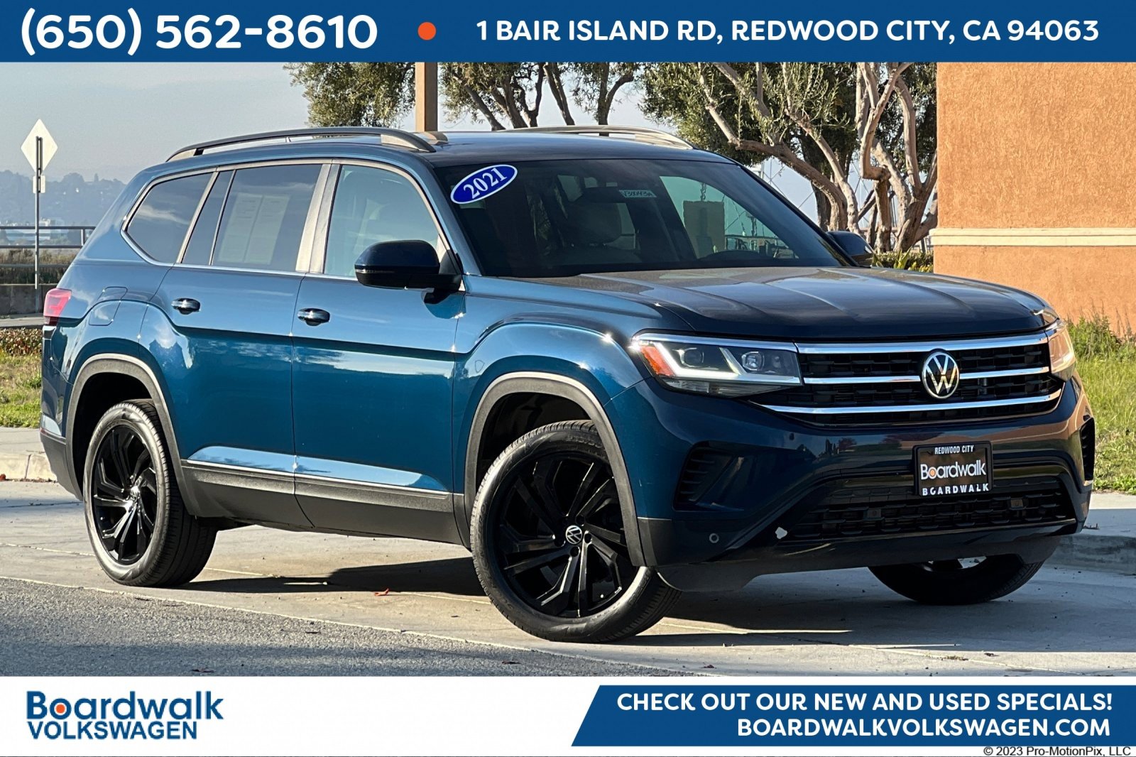Used 2021 Volkswagen Atlas SE image 1