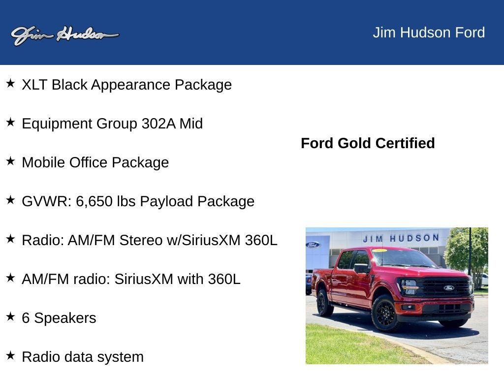 Certified 2025 Ford F150 XLT w/ Equipment Group 302A MID AWD/4WD image 12