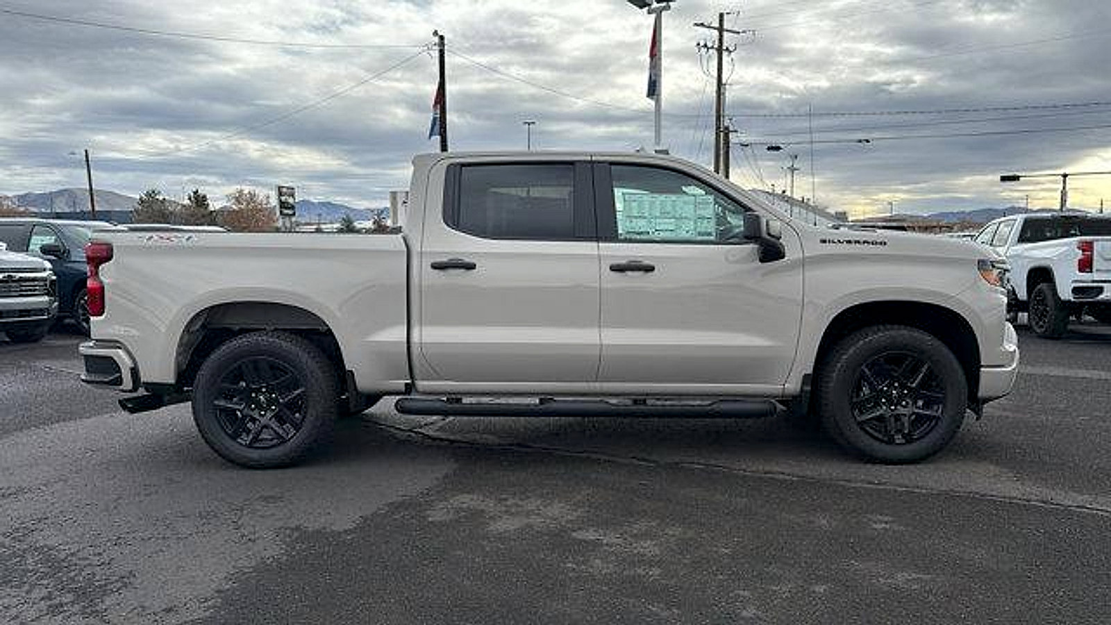 New 2026 Chevrolet Silverado 1500 Custom w/ Turbomax Blackout Package image 4