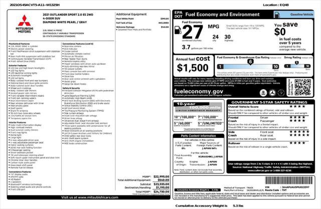 Used 2021 Mitsubishi Outlander Sport ES image 4