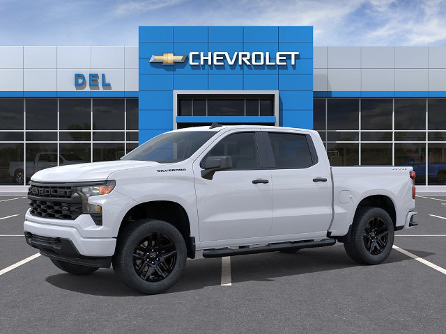 New 2026 Chevrolet Silverado 1500 Custom w/ Turbomax Blackout Package AWD/4WD image 2
