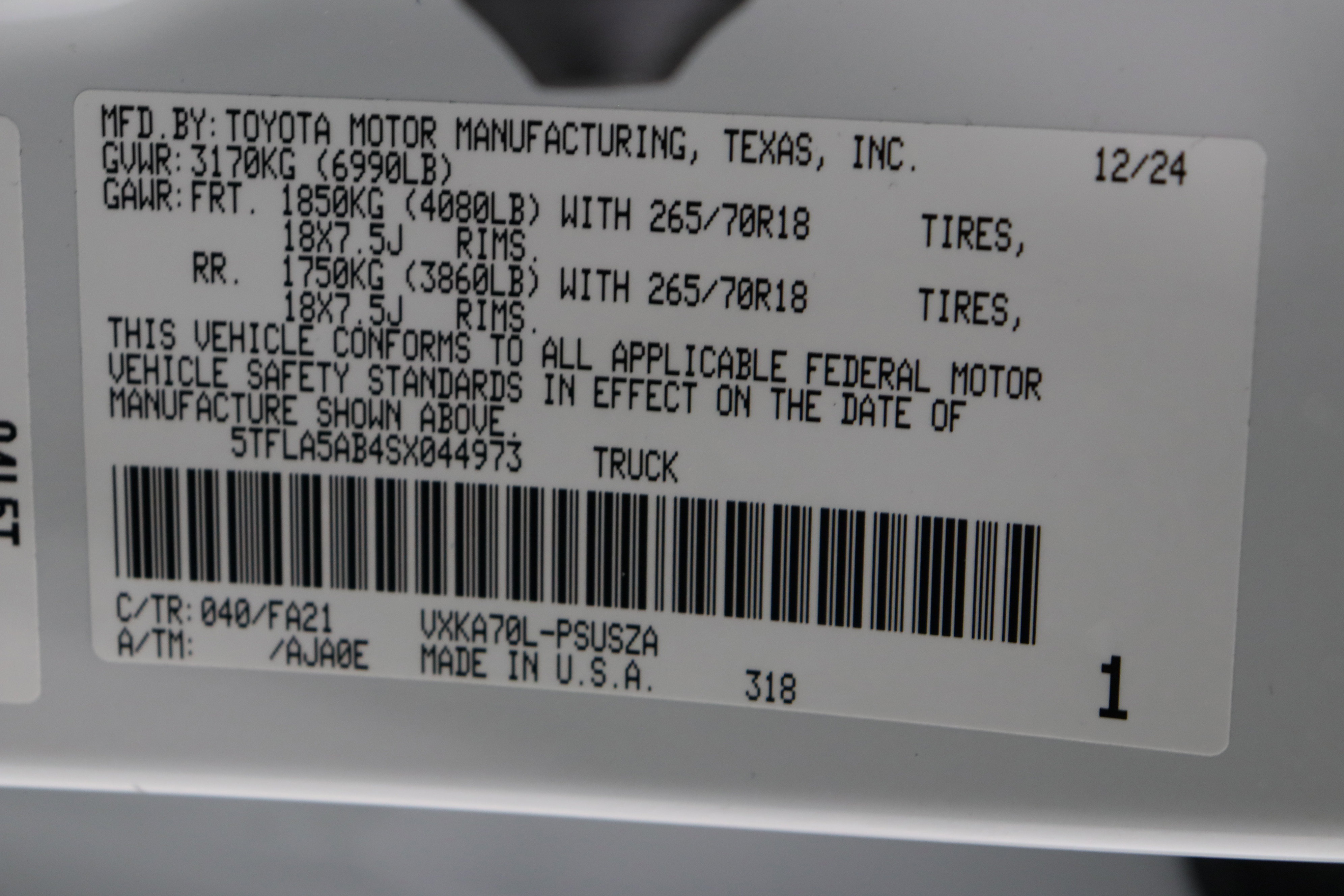 Used 2025 Toyota Tundra SR5 w/ SX Package image 40