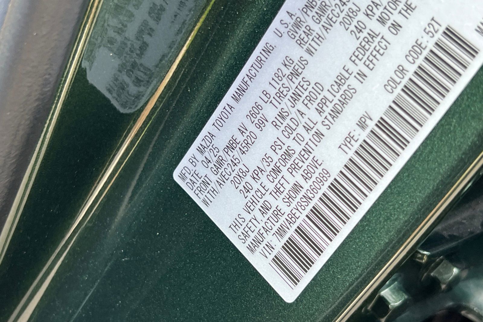 Certified 2025 MAZDA CX-50 2.5 Turbo w/ Weather Package AWD/4WD image 31