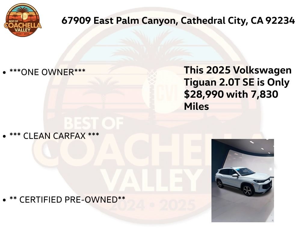 Certified 2025 Volkswagen Tiguan SE FWD image 5