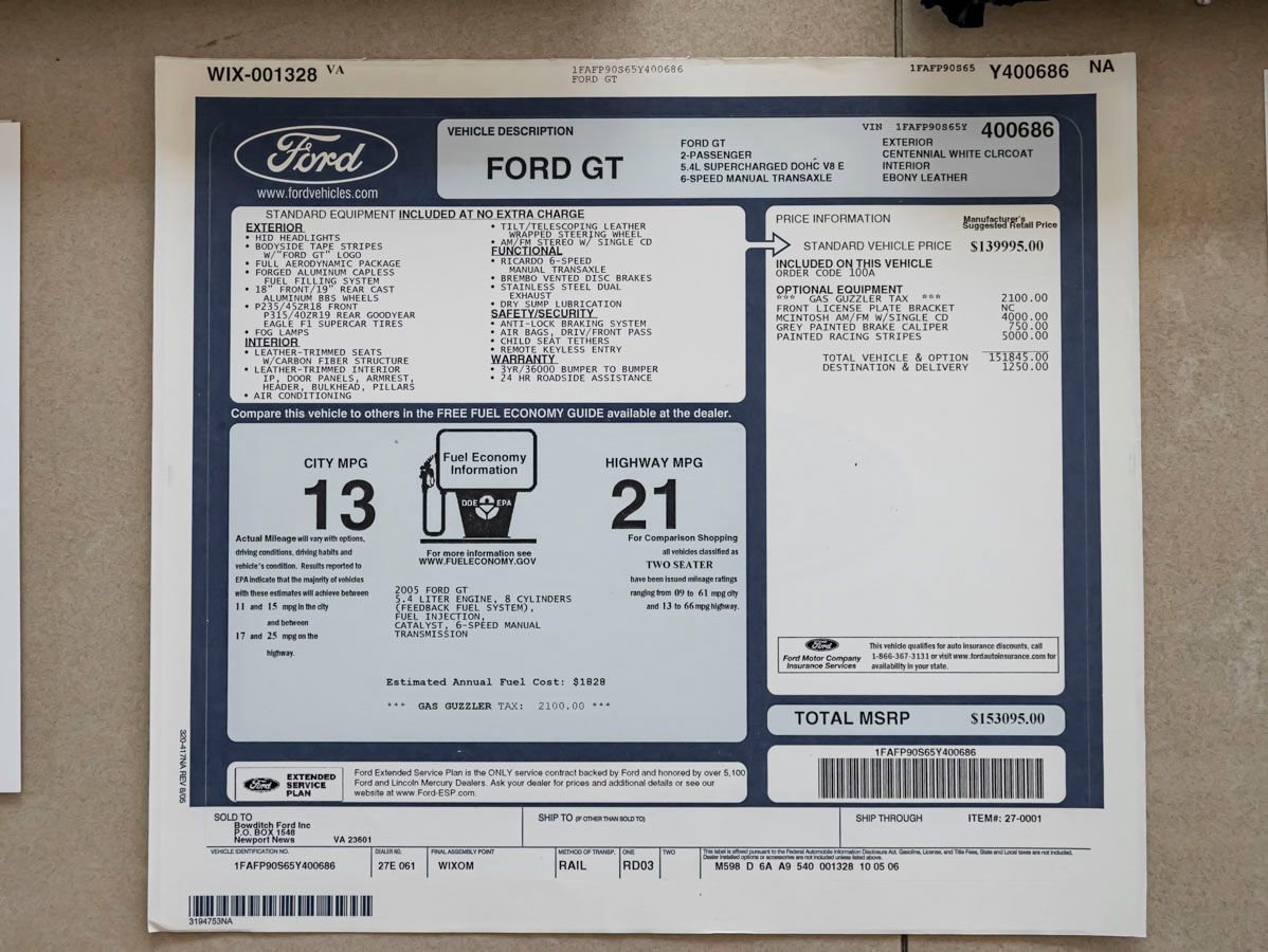 Used 2005 Ford GT image 43