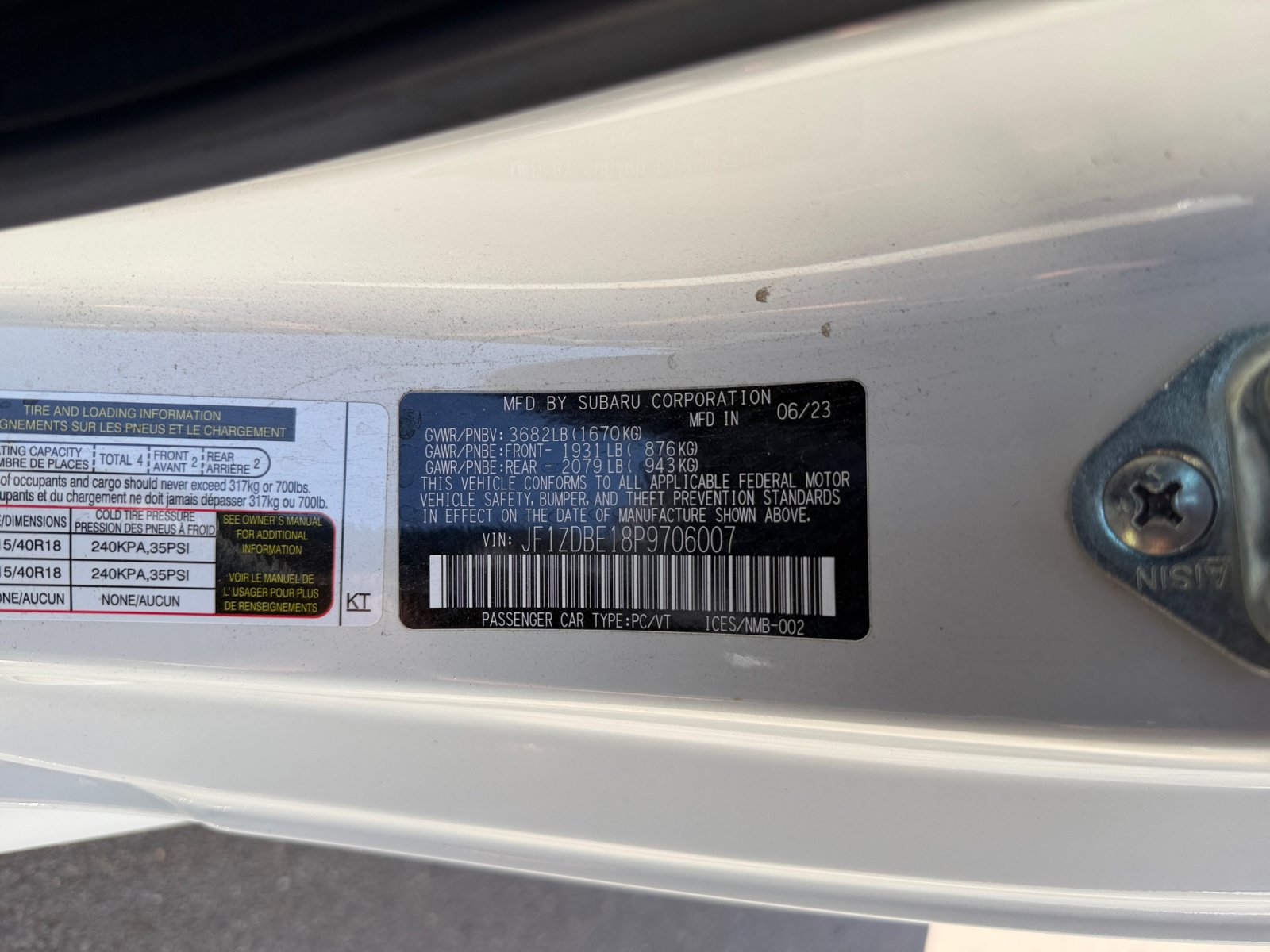 Used 2023 Subaru BRZ Limited RWD image 34