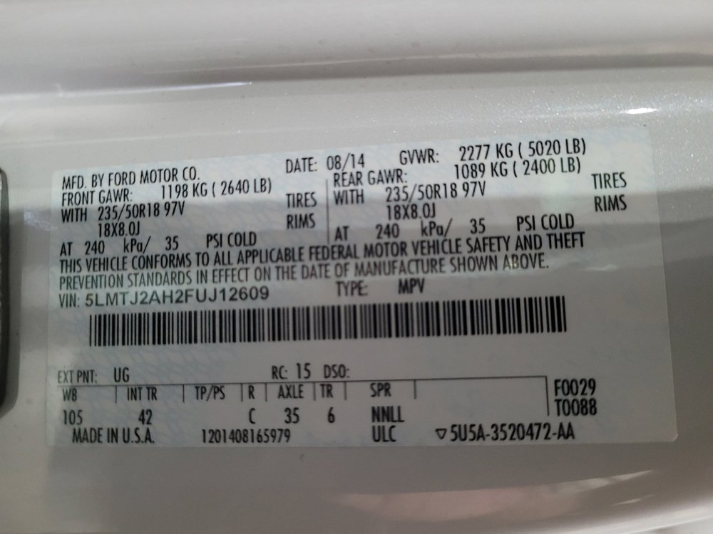 Used 2015 Lincoln MKC AWD w/ Equipment Group 102A Reserve image 33