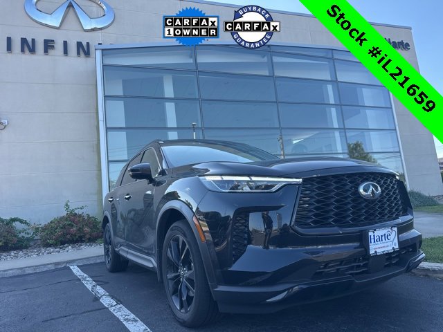 Certified 2025 INFINITI QX60 Luxe w/ Black Edition image 1