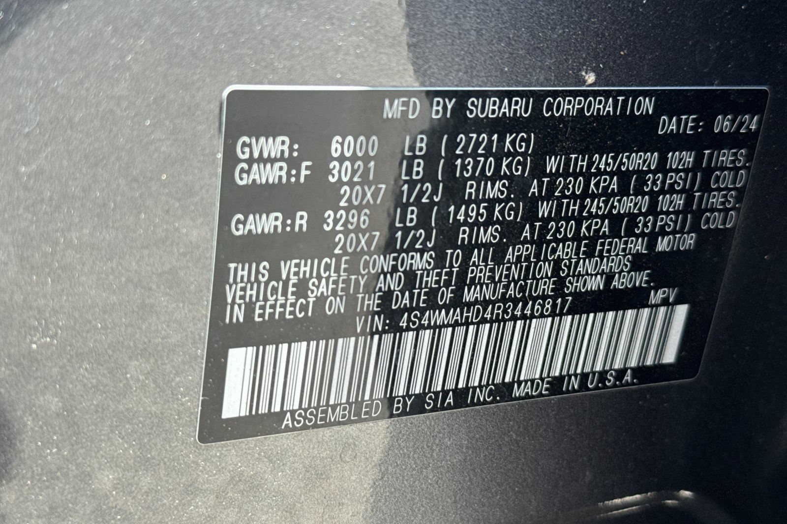 Used 2024 Subaru Ascent Onyx Edition AWD/4WD image 12