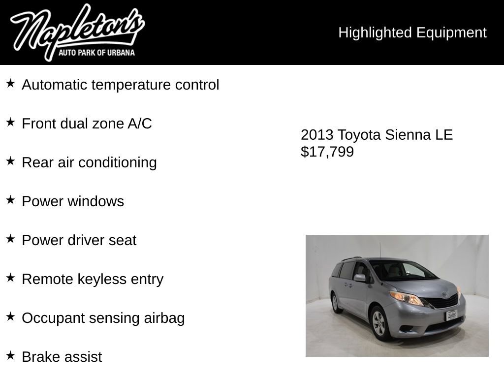 Used 2013 Toyota Sienna LE image 15