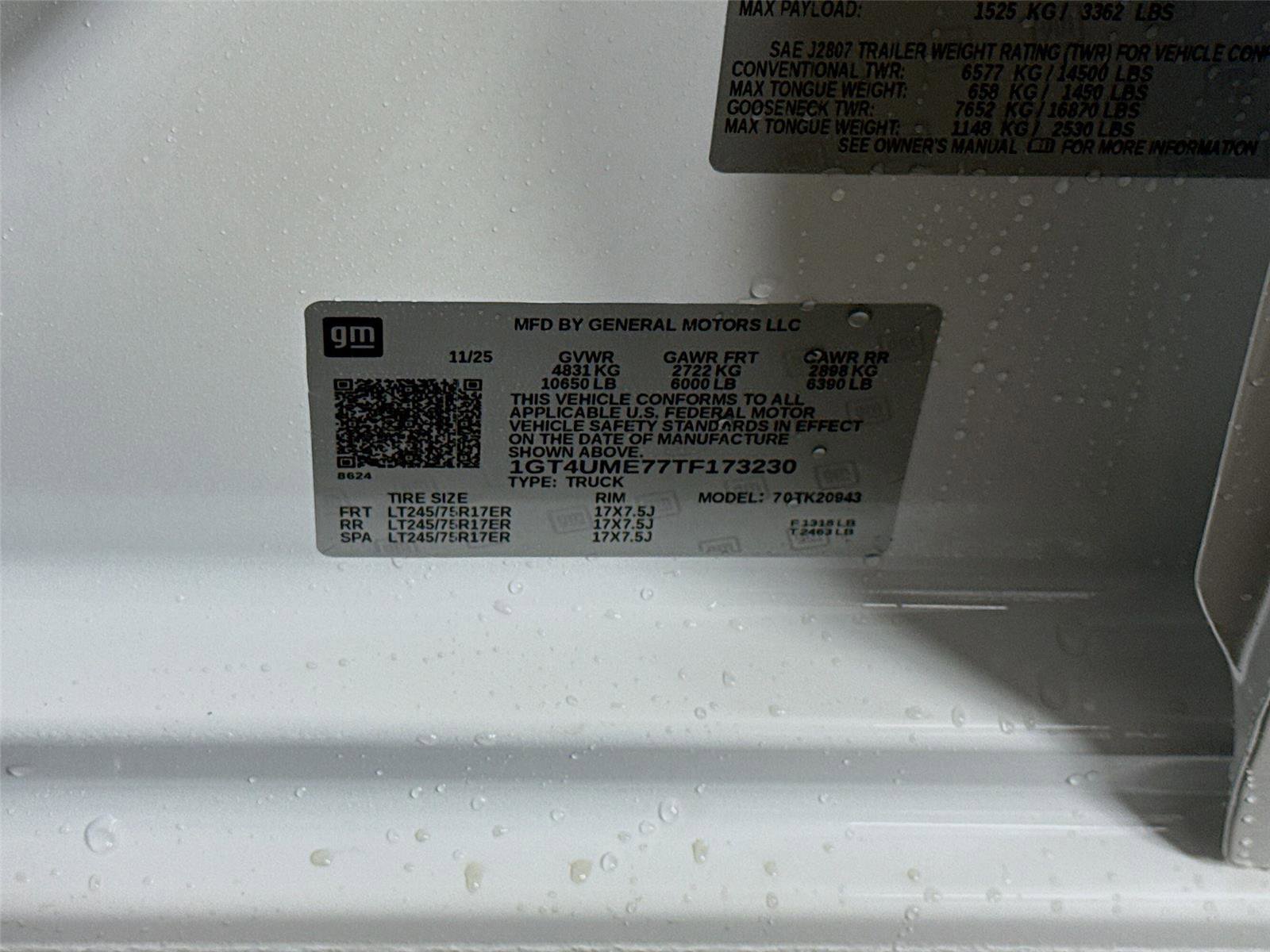 New 2026 GMC Sierra 2500 SLE w/ SLE Value Package; image 24