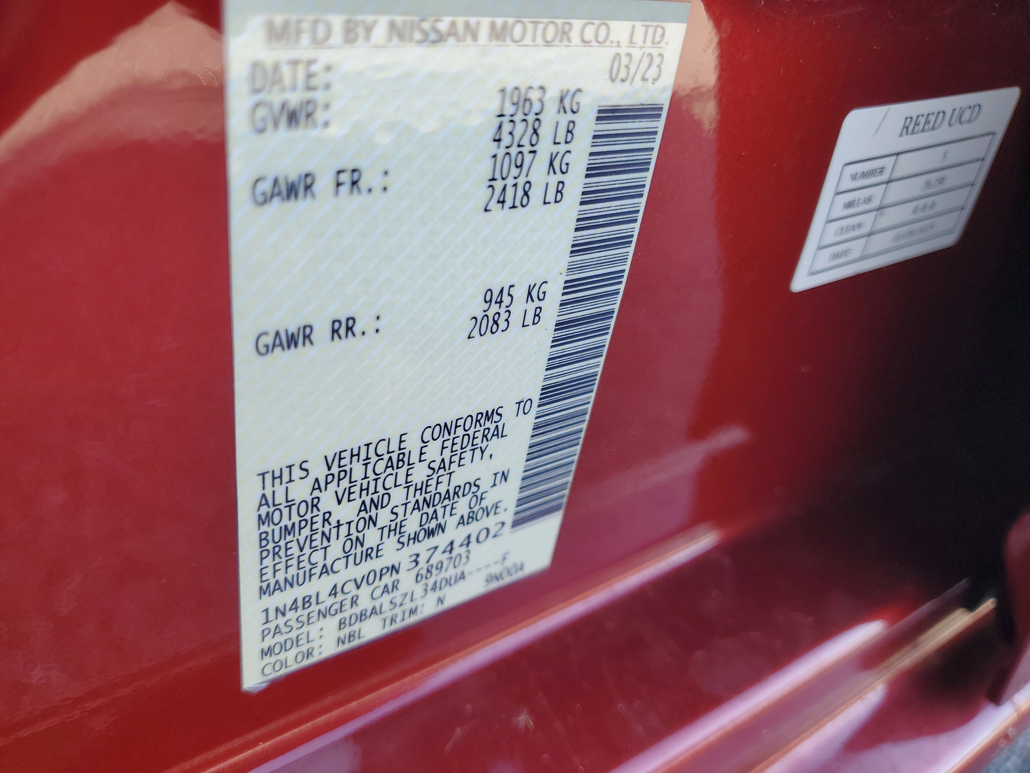 Certified 2023 Nissan Altima 2.5 SR image 31