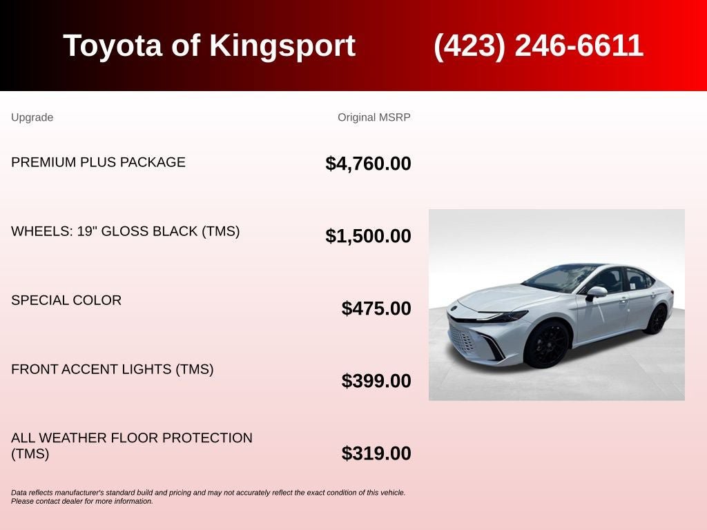 Used 2026 Toyota Camry XSE w/ Premium Plus Package FWD image 3