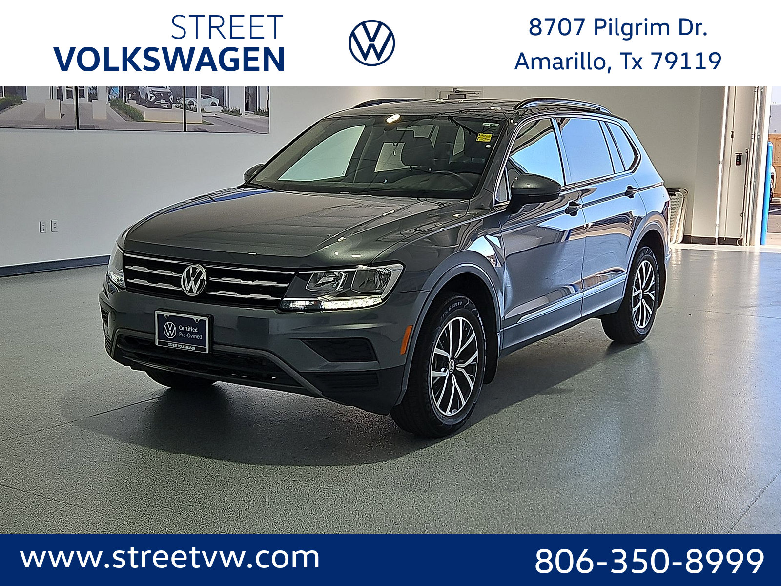 Certified 2020 Volkswagen Tiguan SE FWD image 1