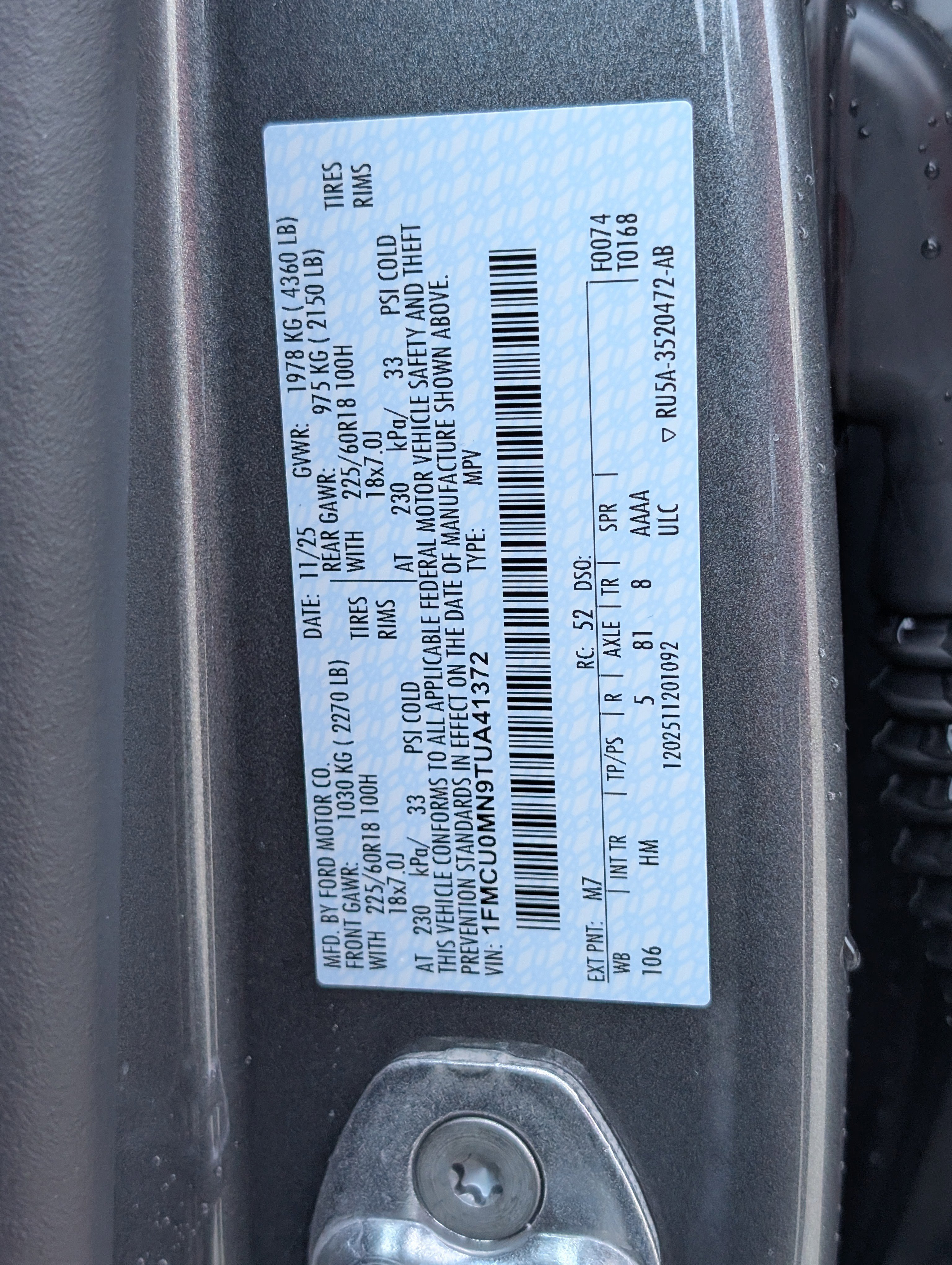 New 2026 Ford Escape ST-Line w/ Tech Pack #1 FWD image 27