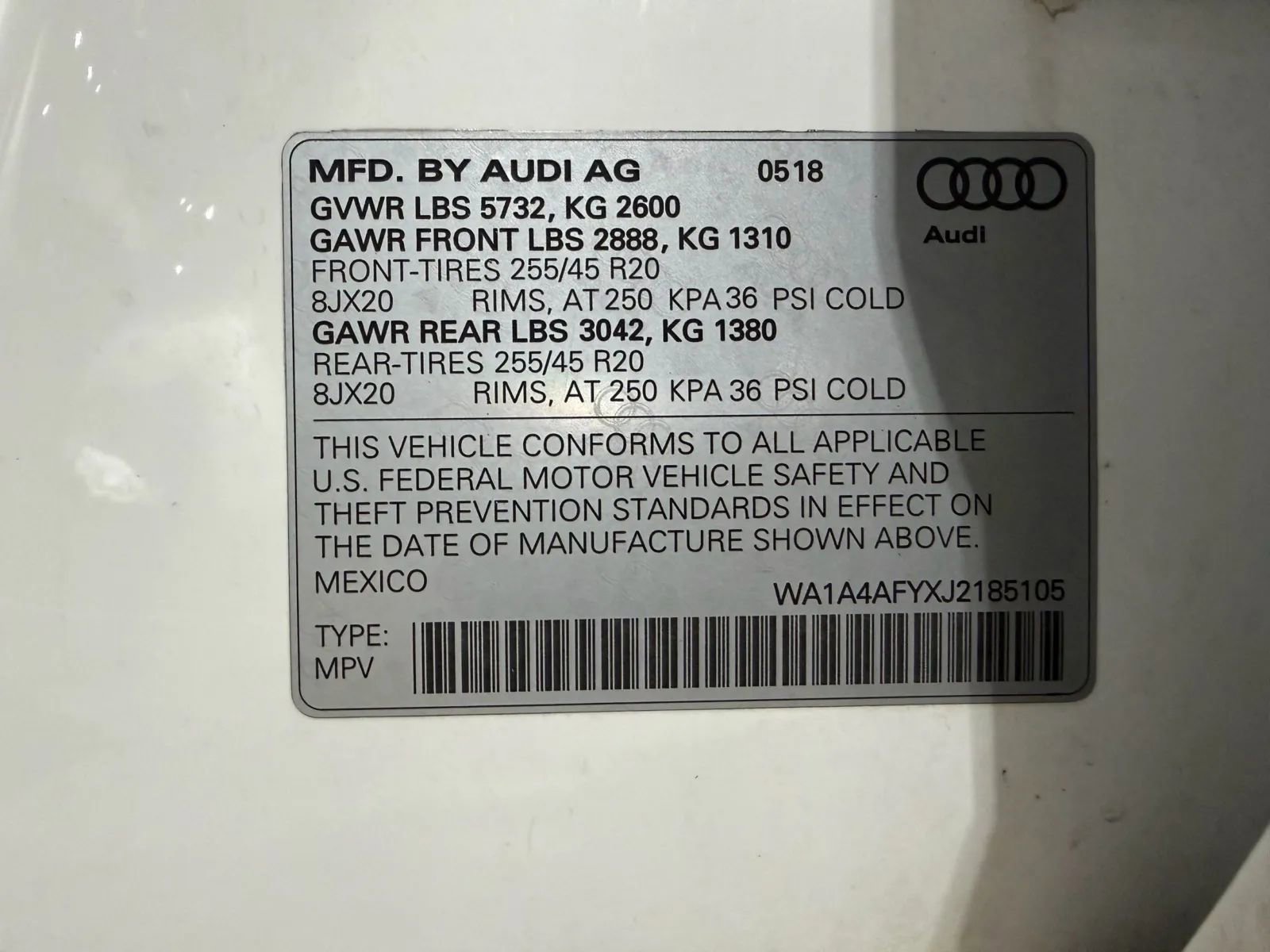 Used 2018 Audi SQ5 Premium Plus w/ Navigation Package AWD/4WD image 21