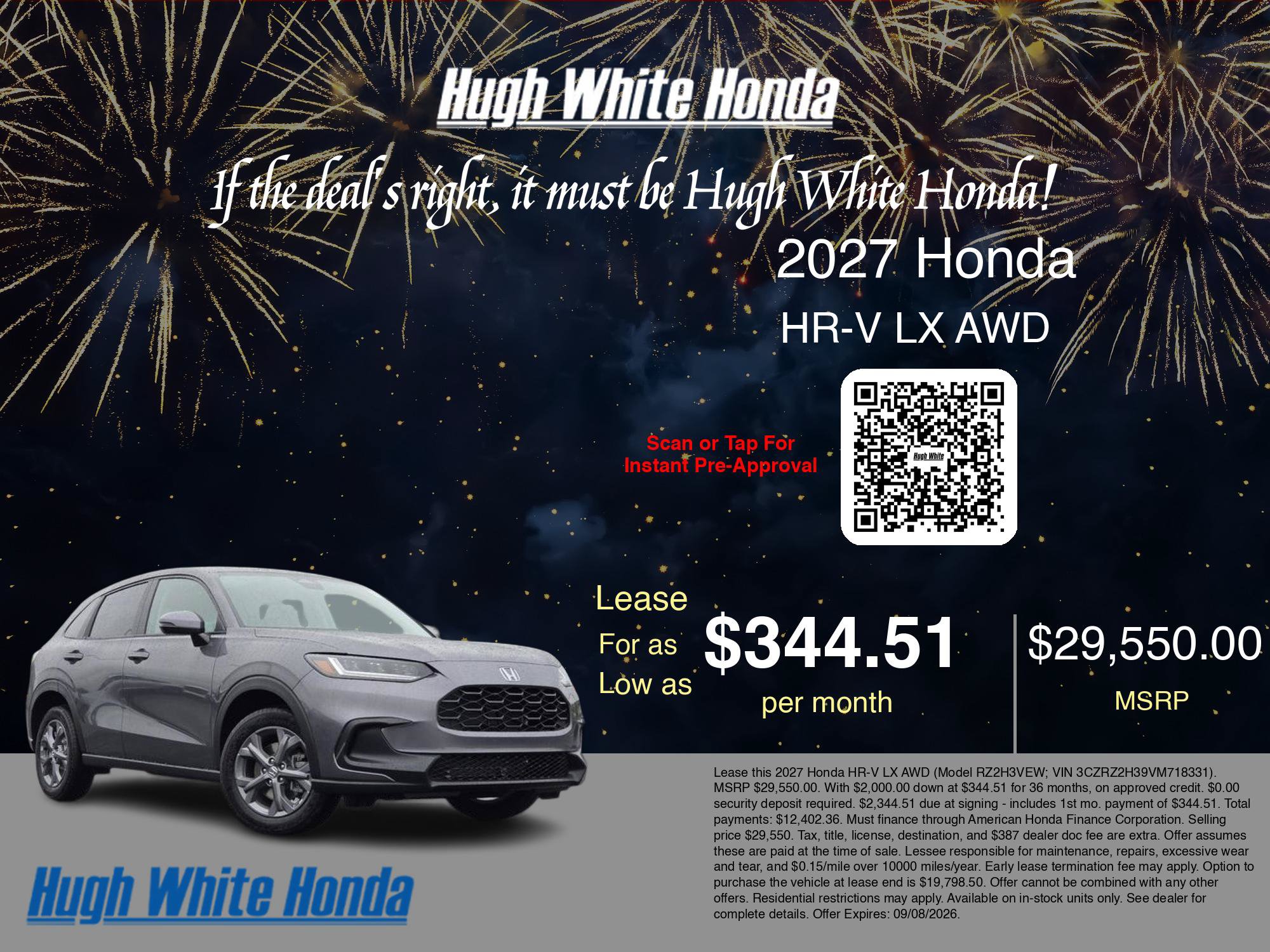 New 2027 Honda HR-V LX image 3