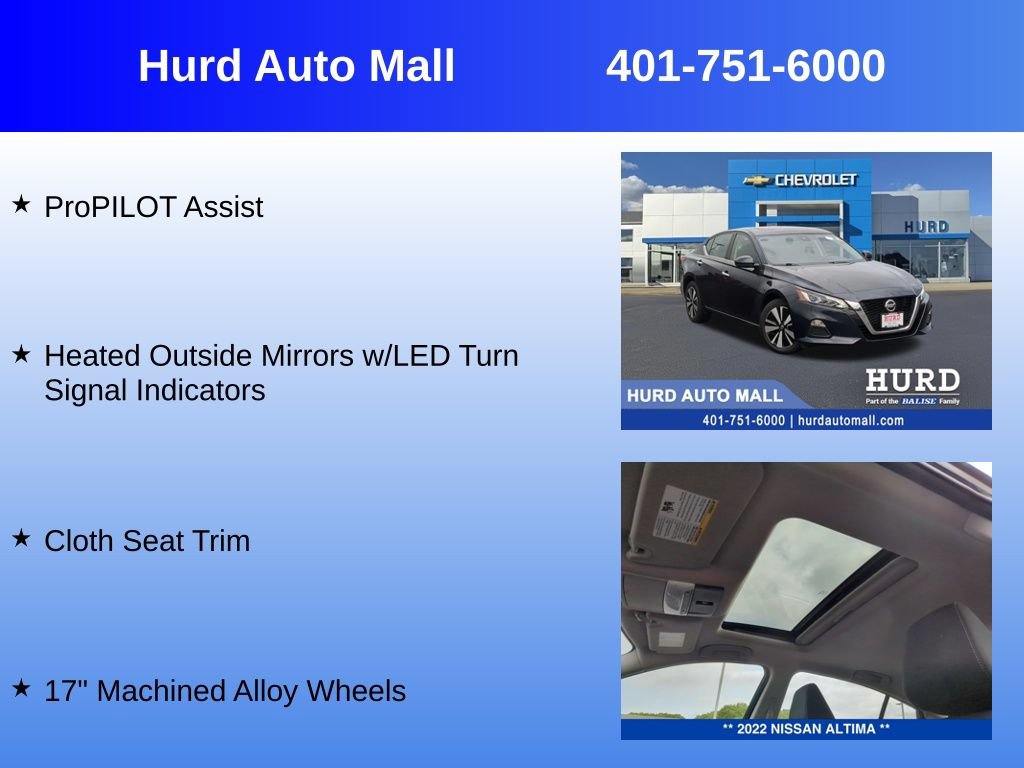 Used 2022 Nissan Altima 2.5 SV w/ SV Premium Package AWD/4WD image 12