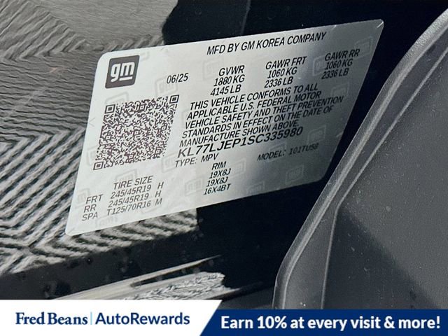 New 2025 Chevrolet Trax RS w/ Sunroof Package image 19