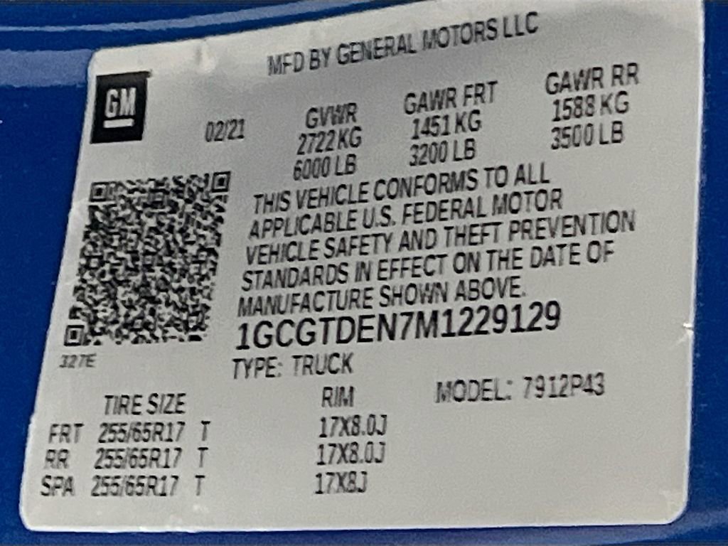 Used 2021 Chevrolet Colorado Z71 w/ Safety Package image 32