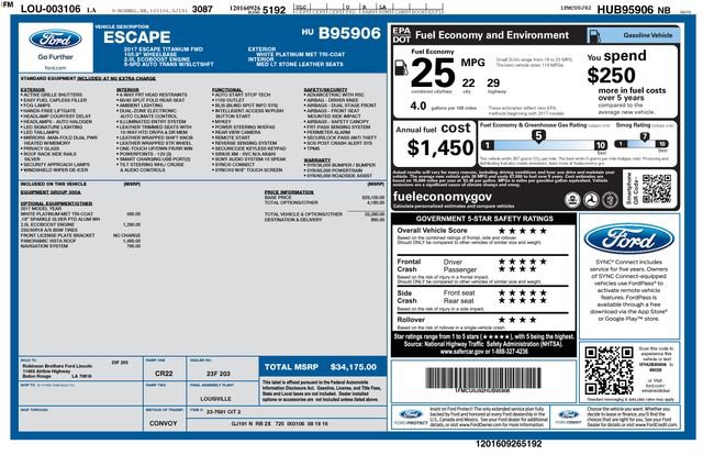 Used 2017 Ford Escape Titanium FWD image 4