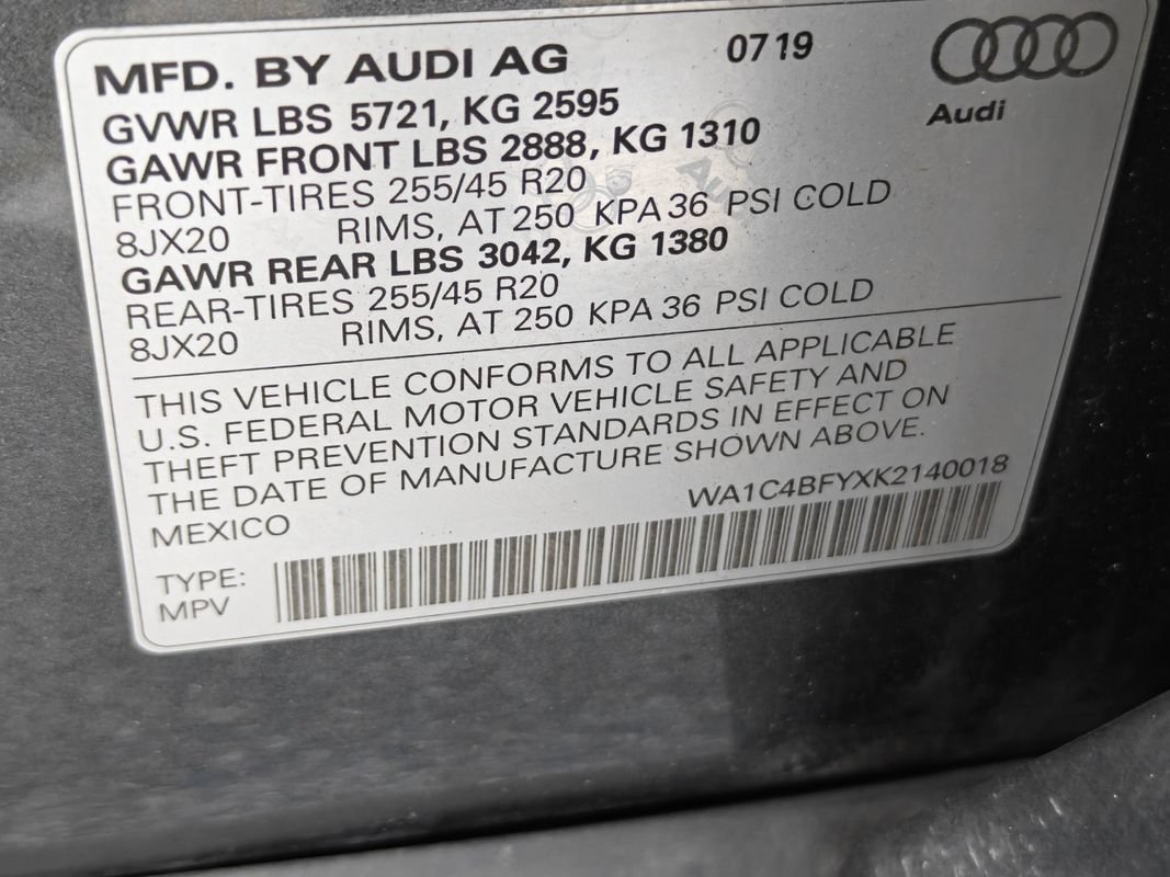 Used 2019 Audi SQ5 Prestige w/ Prestige Package AWD/4WD image 31