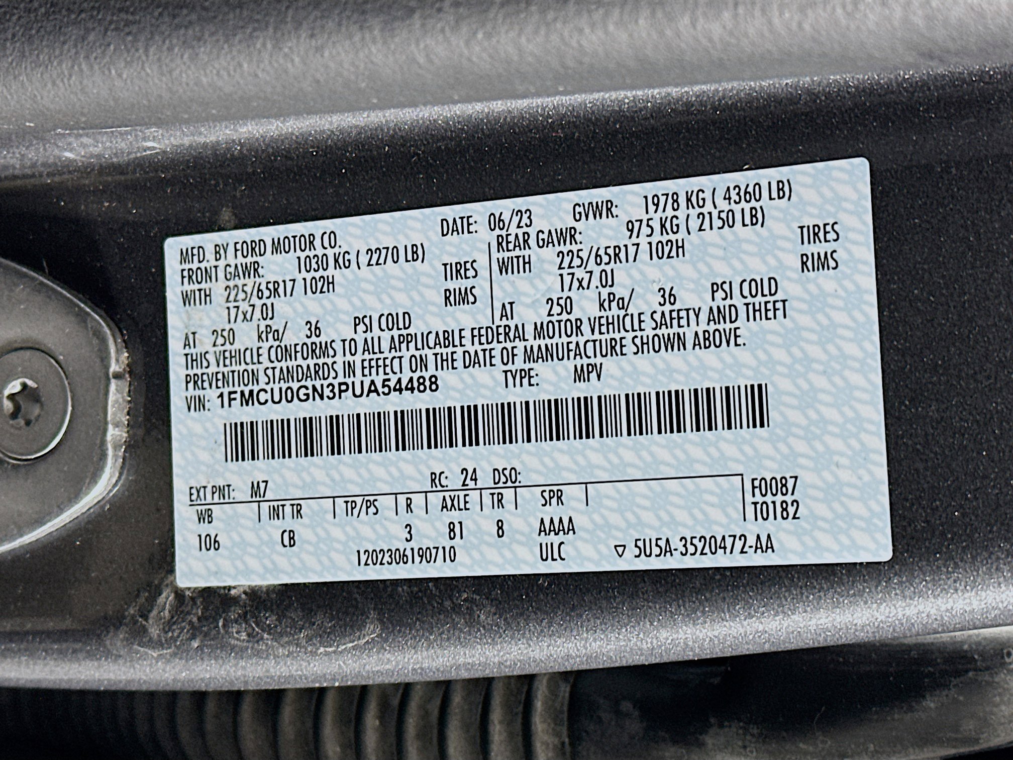 Used 2023 Ford Escape Active image 12