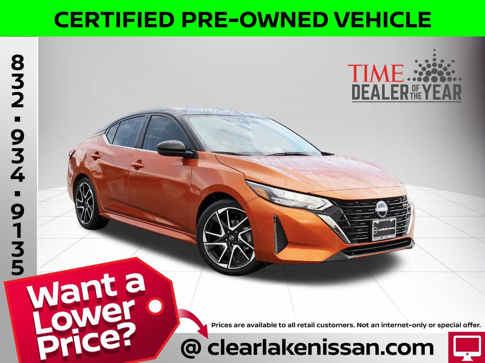 Certified 2024 Nissan Sentra SR w/ SR Premium Package