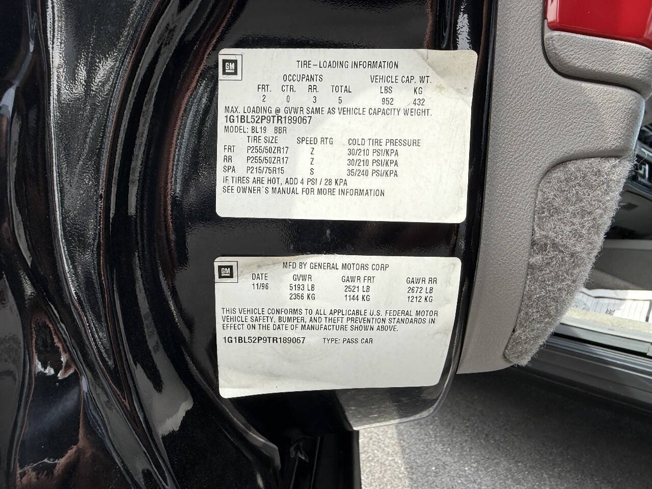 Used 1996 Chevrolet Impala SS RWD image 31