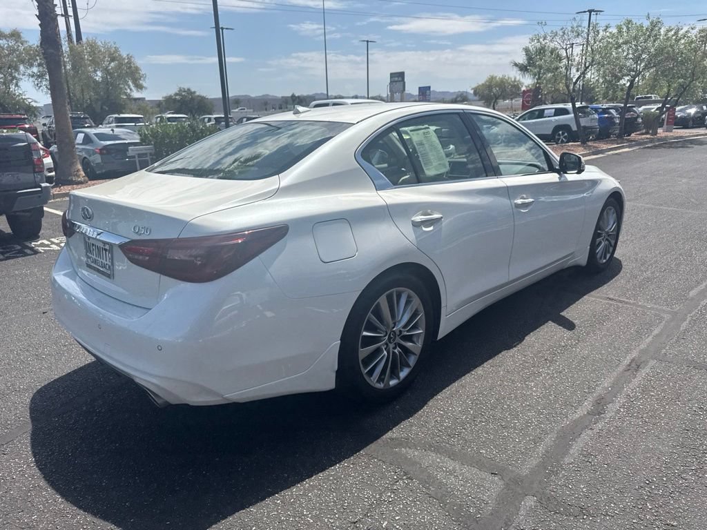 Used 2024 INFINITI Q50 Luxe RWD image 8