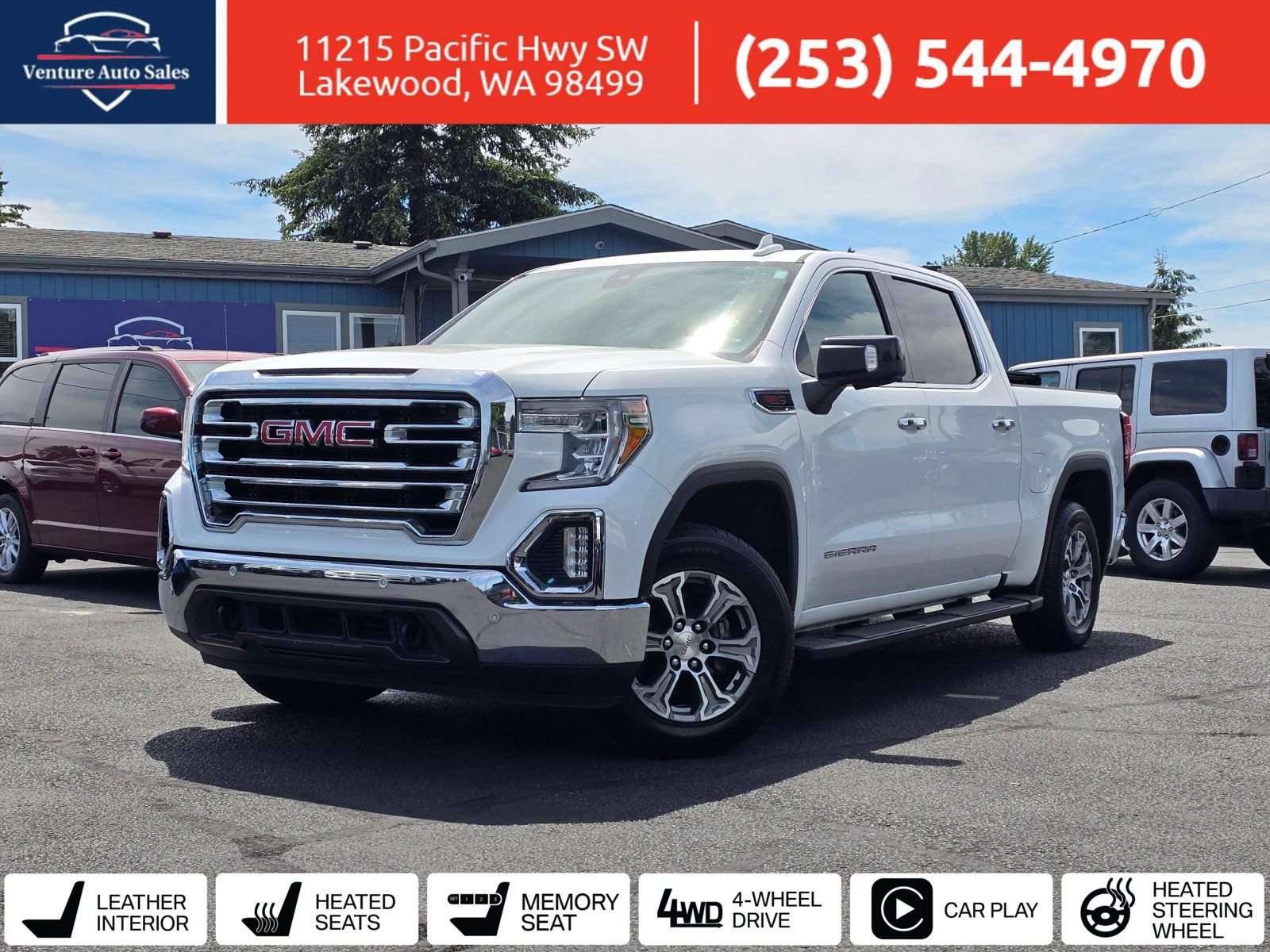 Used 2020 GMC Sierra 1500 SLT w/ Driver Alert Package II